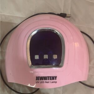Pink JEWHITENY UV LED Nail Lamp